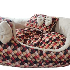 Cama Acolchada Trenzado Multicolor