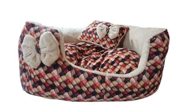 Cama Acolchada Trenzado Multicolor