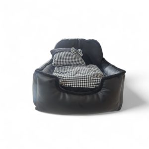 Silla de Coche Negra con Cojín