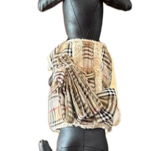 CHALECO MARRON CON CORREA