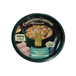 CAZUELA CASERA WILD BALANCE BOQUERON, PAVO Y MANZANA ROJA