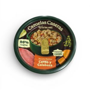 CAZUELA CASERA WILD BALANCE CERDO Y CALABAZA