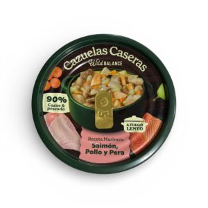 CAZUELA CASERA WILD BALANCE DE SALMON, POLLO Y PERA